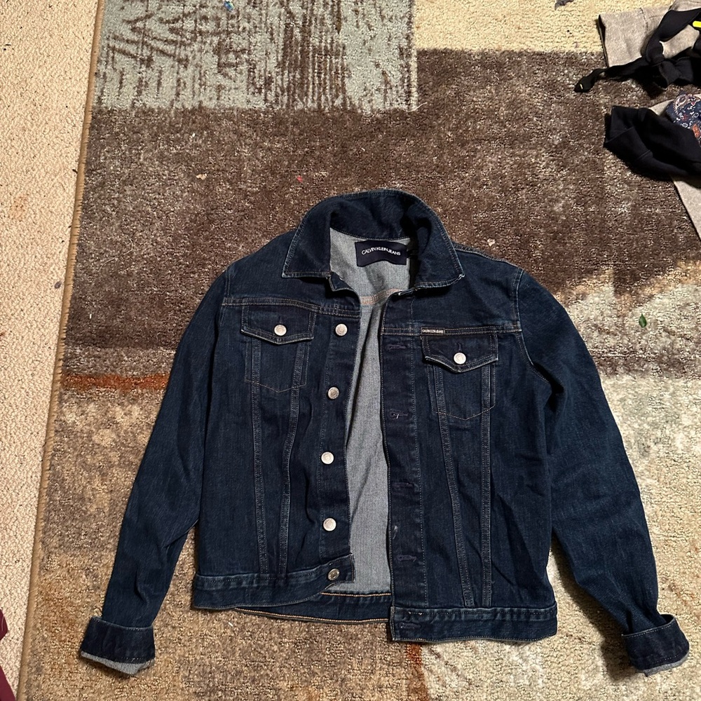 Calvin Klein Dark Wash Denim Jacket